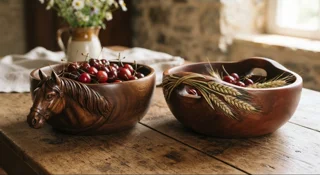 کاسه چوبی فانتزی