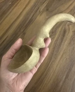 قاشق چوبی
